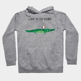 Cute Crocodile with Tucan Hoodie